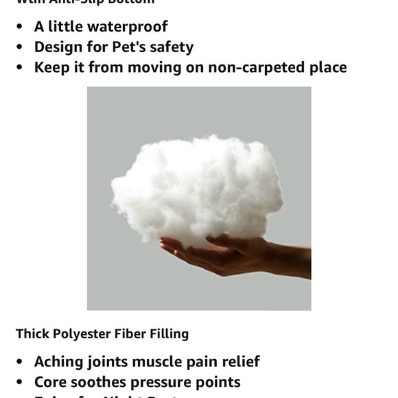 Pet Bed w/Attached Hood for Small Dogs or Cats, Soft Plush Cozy. New in package - Picture 6 of 9